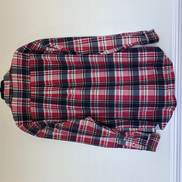 J Crew Men's XL Plaid Flannel Shirt - Picture 5 of 6